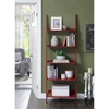 image:imageConvenience Concepts 5 shelves American Heritage Bookshelf Ladder Espresso 7275 x 25Cranberry Red