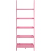 image:imageConvenience Concepts 5 shelves American Heritage Bookshelf Ladder Espresso 7275 x 25Light Pink