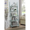 image:imageConvenience Concepts 5 shelves American Heritage Bookshelf Ladder Espresso 7275 x 25Sea Foam