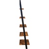 image:imageConvenience Concepts American Heritage Bookshelf Ladder BarnwoodBlackBarnwoodBlack