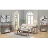 image:imageConvenience Concepts American Heritage Ladder Bookcase with File Drawer DriftwoodDriftwood