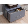 image:imageConvenience Concepts American Heritage Ladder Bookcase with File Drawer DriftwoodGrey
