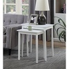 image:imageConvenience Concepts American Heritage Nesting End Tables EspressoWhite