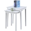 image:imageConvenience Concepts American Heritage Nesting End Tables EspressoWhite