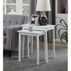 image:imageConvenience Concepts American Heritage Nesting End Tables EspressoWhite