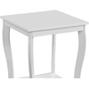 image:imageConvenience Concepts American Heritage Square End Table with Shelf BlackWhite