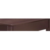 image:imageConvenience Concepts American Heritage Wedge End Table 24  Classic Living Room Table with Storage Shelf Side Table for Family Room Bedside Table EspressoEspresso