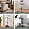 image:imageConvenience Concepts Classic Accents Amelia Spindle Table 18  Traditional Solid Wood Round Side Accent Display Pedestal for Transitional Living Room Entryway Hallway or Bedroom BlackBlack