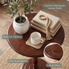 image:imageConvenience Concepts Classic Accents Amelia Spindle Table 18  Traditional Solid Wood Round Side Accent Display Pedestal for Transitional Living Room Entryway Hallway or Bedroom BlackEspresso