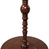 image:imageConvenience Concepts Classic Accents Sanibel Beach Spindle Table 1775  Traditional Round End Table for Living Room Turned Solid Wood Side Table Classic Display Pedestal Table WhiteEspresso
