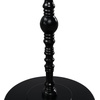 image:imageConvenience Concepts Classic Accents Sanibel Beach Spindle Table 1775  Traditional Round End Table for Living Room Turned Solid Wood Side Table Classic Display Pedestal Table WhiteBlack