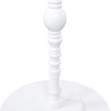 image:imageConvenience Concepts Classic Accents Sanibel Beach Spindle Table 1775  Traditional Round End Table for Living Room Turned Solid Wood Side Table Classic Display Pedestal Table WhiteWhite