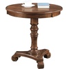 image:imageConvenience Concepts Classic Accents Talbot Spindle End Table 255  Traditional Sculpted Turned Solid Wood End Table Round Classic Display Side Table Elegant Accent Pedestal Table Dark OakDark Oak