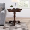 image:imageConvenience Concepts Classic Accents Talbot Spindle End Table 255  Traditional Sculpted Turned Solid Wood End Table Round Classic Display Side Table Elegant Accent Pedestal Table EspressoEspresso