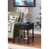 image:imageConvenience Concepts Country Oxford End Table with Charging StationBlack