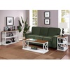 image:imageConvenience Concepts Coventry Chairside End Table 14  Farmhouse Narrow Side Accent with Storage Shelves for Transitional Modern Living amp Family Room DriftwoodWhiteDriftwoodWhite