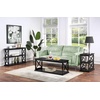 image:imageConvenience Concepts Coventry Chairside End Table 14  Farmhouse Narrow Side Accent with Storage Shelves for Transitional Modern Living amp Family Room DriftwoodWhiteBlack