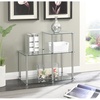 image:imageConvenience Concepts Designs2Go Classic Glass 3 Tier Step End Table Glass