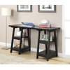 image:imageConvenience Concepts Designs2Go Double Trestle Desk with Shelves BlackBlack