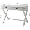 image:imageConvenience Concepts Designs2Go Landon Desk WhiteWhite