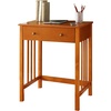 image:imageConvenience Concepts Designs2Go Mission Desk 26  Contemporary Modern Office Den Desk with Keyboard Drawer Modern Vanity Hall Table OakOak