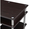 image:imageConvenience Concepts Designs2Go No Tools Deluxe Student Desk with Shelves 60 BlackEspresso