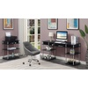 image:imageConvenience Concepts Designs2Go No Tools Printer Stand with Shelves BlackBlack
