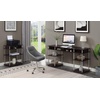 image:imageConvenience Concepts Designs2Go No Tools Printer Stand with Shelves BlackEspresso