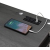 image:imageConvenience Concepts Designs2Go No Tools Student Desk with Charging Station and Shelves Charcoal GrayCharcoal Gray