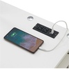 image:imageConvenience Concepts Designs2Go No Tools Student Desk with Charging Station and Shelves Charcoal GrayWhite