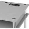 image:imageConvenience Concepts Designs2Go No Tools Student Desk with Charging Station and Shelves GrayGrey