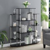 image:imageConvenience Concepts Designs2Go No Tools Wall Unit Bookshelf 4725  Contemporary Storage Shelves for Display 10 Spacious Shelves for Modern Living Room Office Den BlackBlack