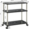 image:imageConvenience Concepts Designs2Go Office Caddy WhiteBlack