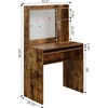 image:imageConvenience Concepts Designs2Go Student Desk with Magnetic Bulletin Board BlackBarnwood