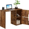 image:imageConvenience Concepts Designs2Go Student Desk with Storage Cabinets BarnwoodBarnwood