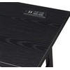 image:imageConvenience Concepts Designs2Go Trestle Desk with Charging Station and Shelves Charcoal GrayBlack