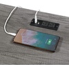 image:imageConvenience Concepts Designs2Go Trestle Desk with Charging Station and Shelves Charcoal GrayCharcoal Gray