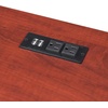 image:imageConvenience Concepts Designs2Go Trestle Desk with Charging Station and Shelves Charcoal GrayCherry