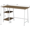 image:imageConvenience Concepts Designs2Go Trestle Wood Metal Desk WhiteWhiteDriftwoodWhite