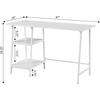 image:imageConvenience Concepts Designs2Go Trestle Wood Metal Desk WhiteWhiteWhiteWhite