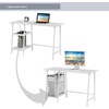 image:imageConvenience Concepts Designs2Go Trestle Wood Metal Desk WhiteWhiteWhiteWhite