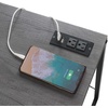 image:imageConvenience Concepts Desigsn2Go Office Workstation Desk with USB Ports amp AC Outlets 4425  Modern Writing Accent with Charging Station amp Storage Shelves for Dorm Room Home Study amp Den WhiteCharcoal GrayBlack