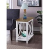 image:imageConvenience Concepts Florence Chairside Table DriftwoodWhiteDriftwoodWhite