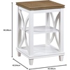 image:imageConvenience Concepts Florence End Table DriftwoodWhiteDriftwoodWhite