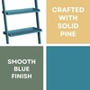 image:imageConvenience Concepts French Country Bookshelf Ladder WhiteDark Turquoise