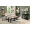image:imageConvenience Concepts French Country Bookshelf Ladder WhiteDark Walnut  Black