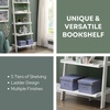 image:imageConvenience Concepts French Country Bookshelf Ladder WhiteWhite