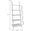 image:imageConvenience Concepts French Country Bookshelf Ladder WhiteWhite