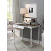 image:imageConvenience Concepts French Country Desk WhiteDriftwoodWhite