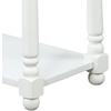image:imageConvenience Concepts French Country Regent Chairside End Table 2375  Traditional Farmhouse Side Table with PullOut Table Shelf End Table with Storage Shelf for Living Room WhiteWhite